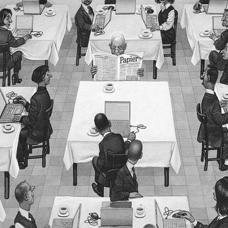 La civilización inconforme que opina sin saber