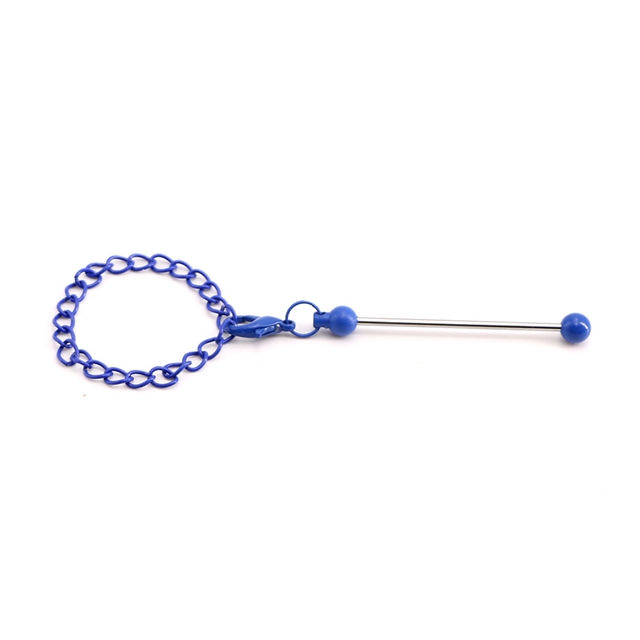 Thumbnail: BEADABLE KEYCHAIN / TUMBLER CHARMS - SET OF 2 - MULTIPLE COLORS