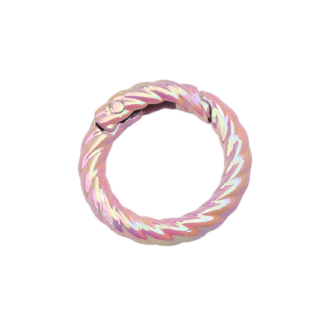 Thumbnail: SPRING LOADED ALLOY KEY RING - SET OF 2 - MULTIPLE COLORS