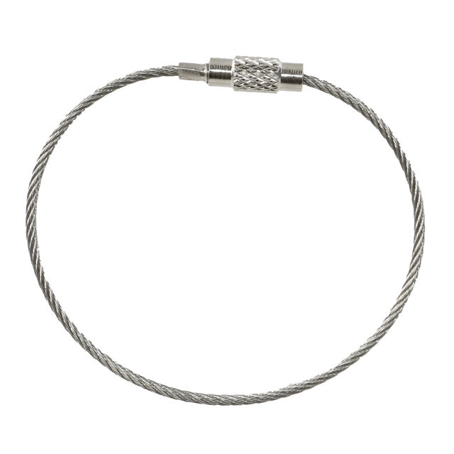 Thumbnail: BEADABLE CABLE KEYCHAINS - SET OF 4 - 15cm(5.9'') - MULTIPLE COLORS
