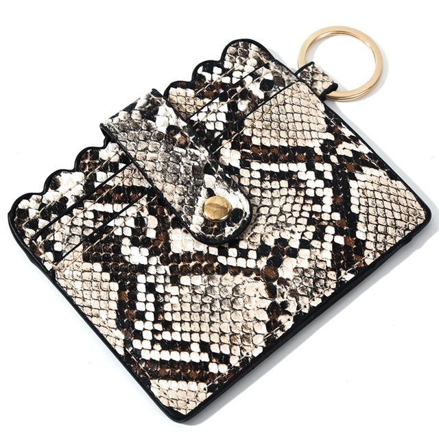 Thumbnail: ANIMAL PRINT KEYCHAIN CARD / ID WALLET - MULTIPLE STYLES