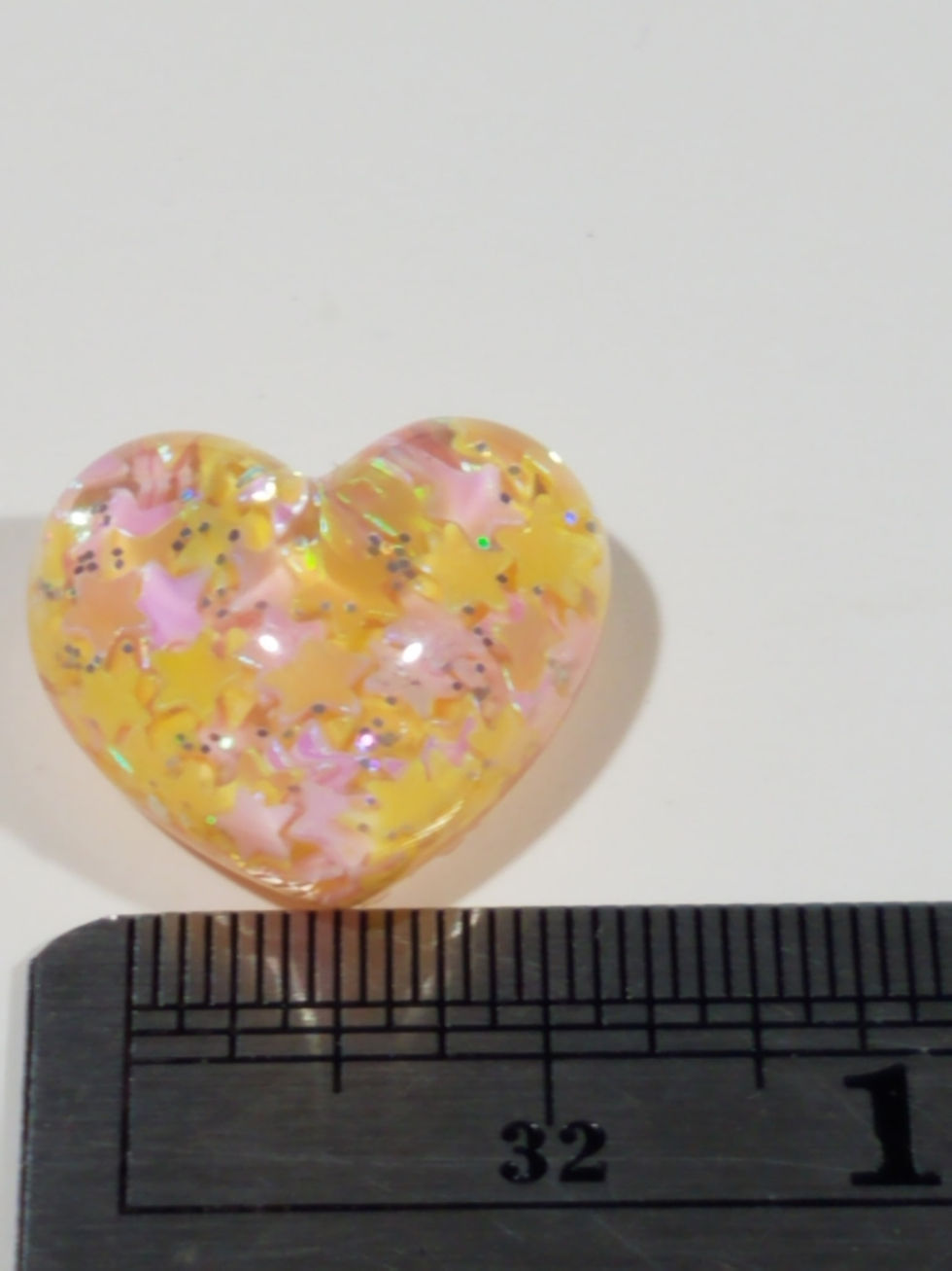Thumbnail: STARS HEART ACRYLIC FLAT BACK RESIN - MULTIPLE COLORS