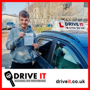 A driving test pass from Drive It School of Motoring