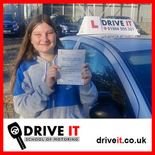 Its a driving test pass again.