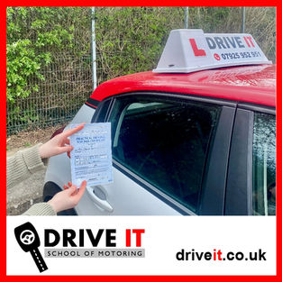 Saskia passes her driving test today.