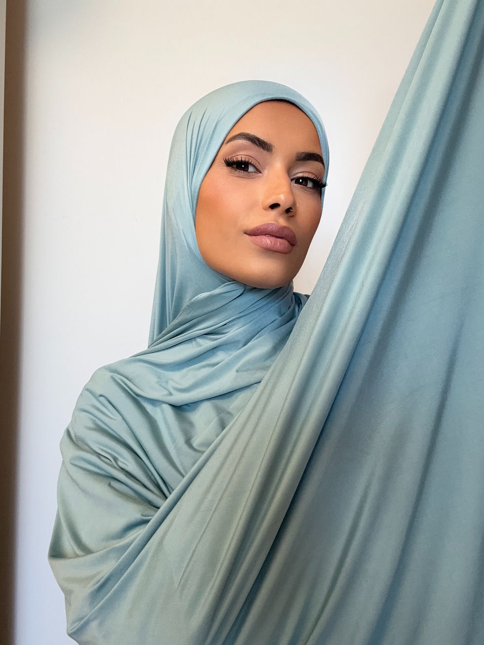 LIQUID JERSEY - BLEU NUAGE