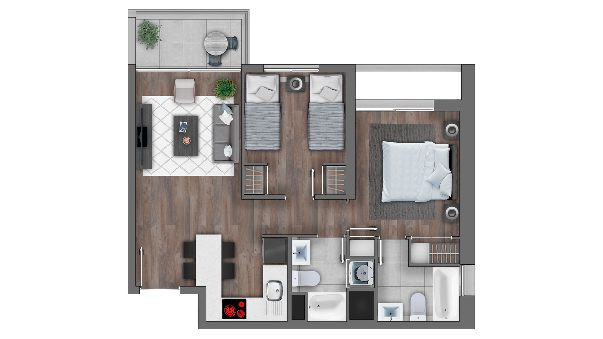 Planta Tipo C1 — Edificio Byte