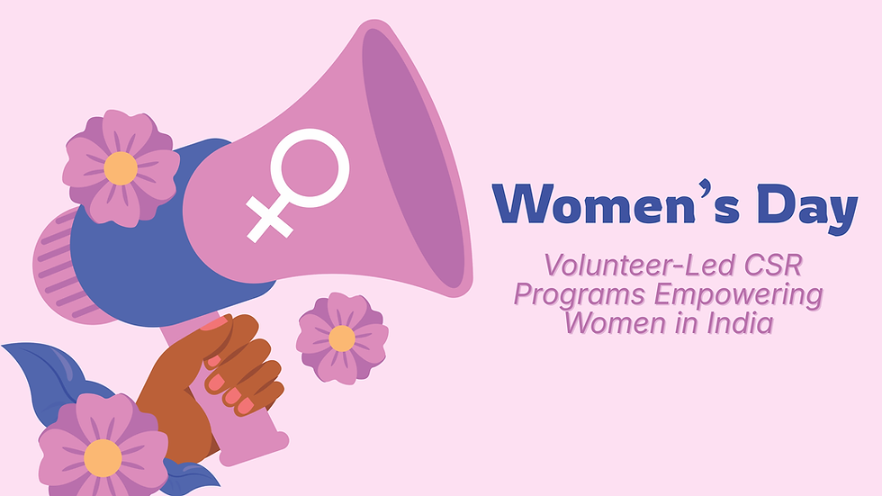 Women's Day 2026: CSR Projects Quietly Changing Women's Lives in Rural India