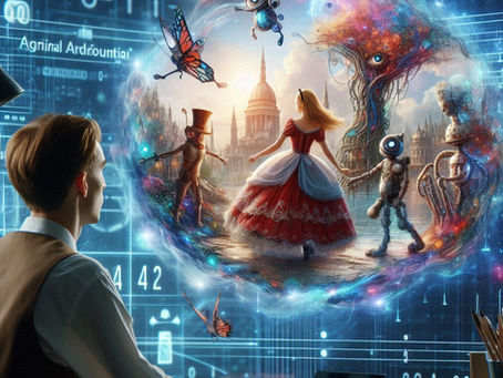 Chasing the AI White Rabbit: Wonderland Reimagined in a Digital Dreamscape
