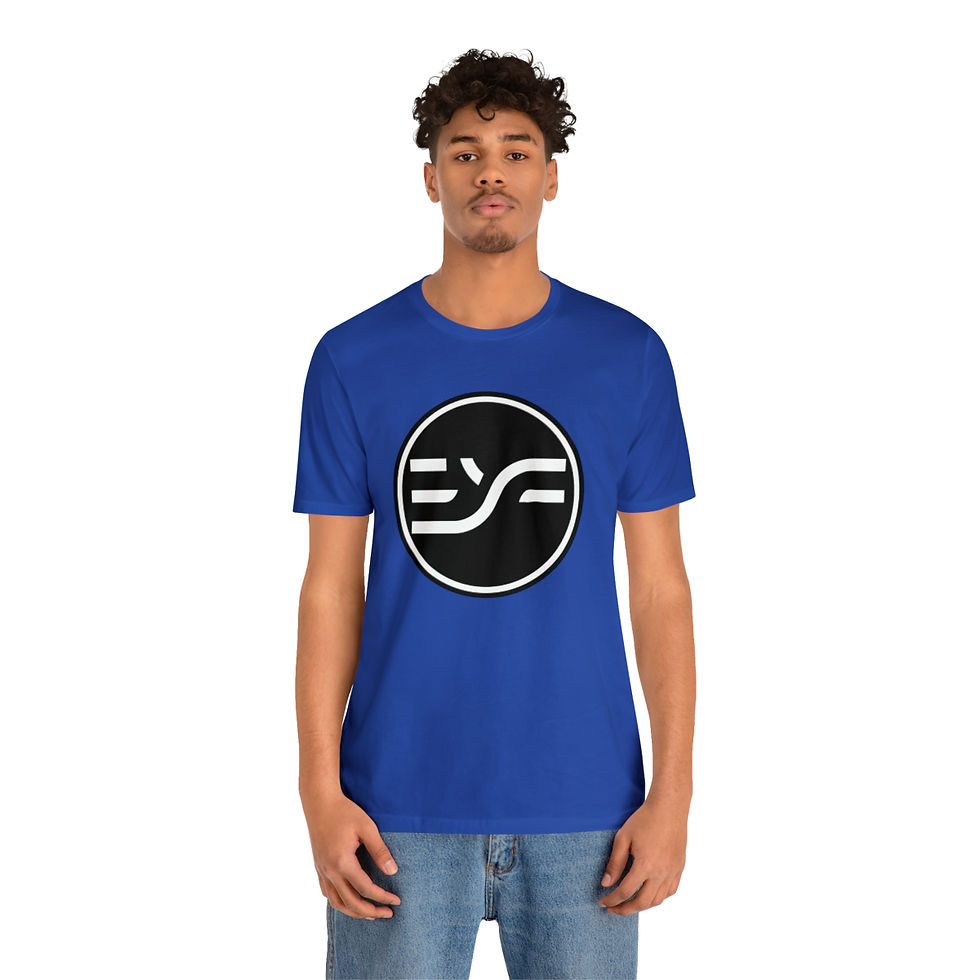 Thumbnail: Black Circle Logo Unisex Jersey Short Sleeve Tee