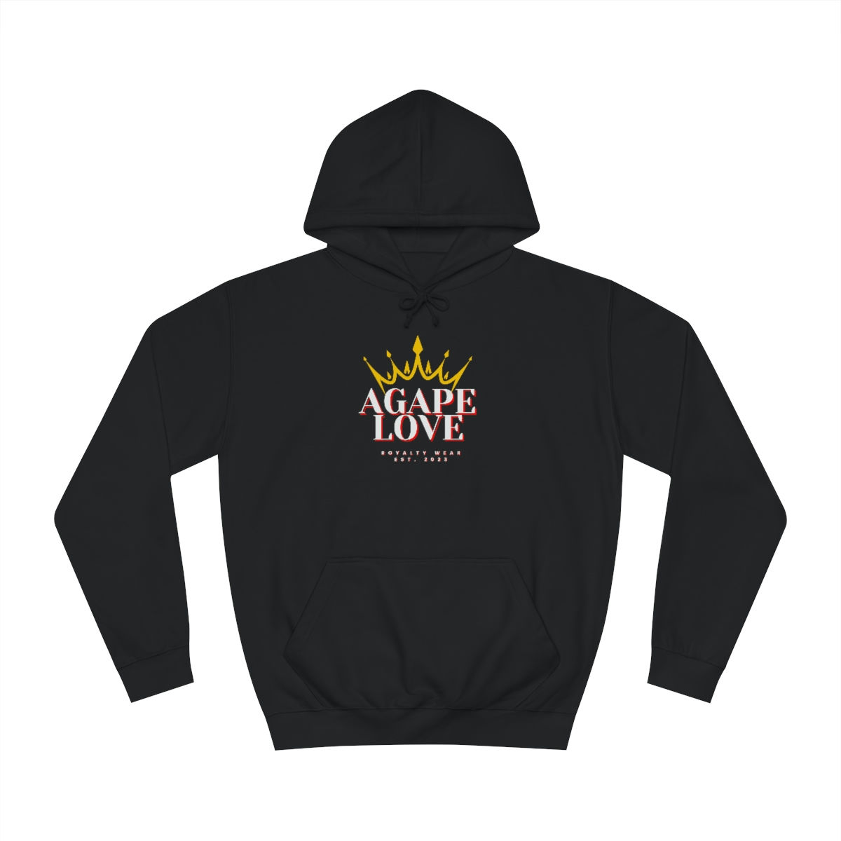 Unisex College Hoodie (White Logo)