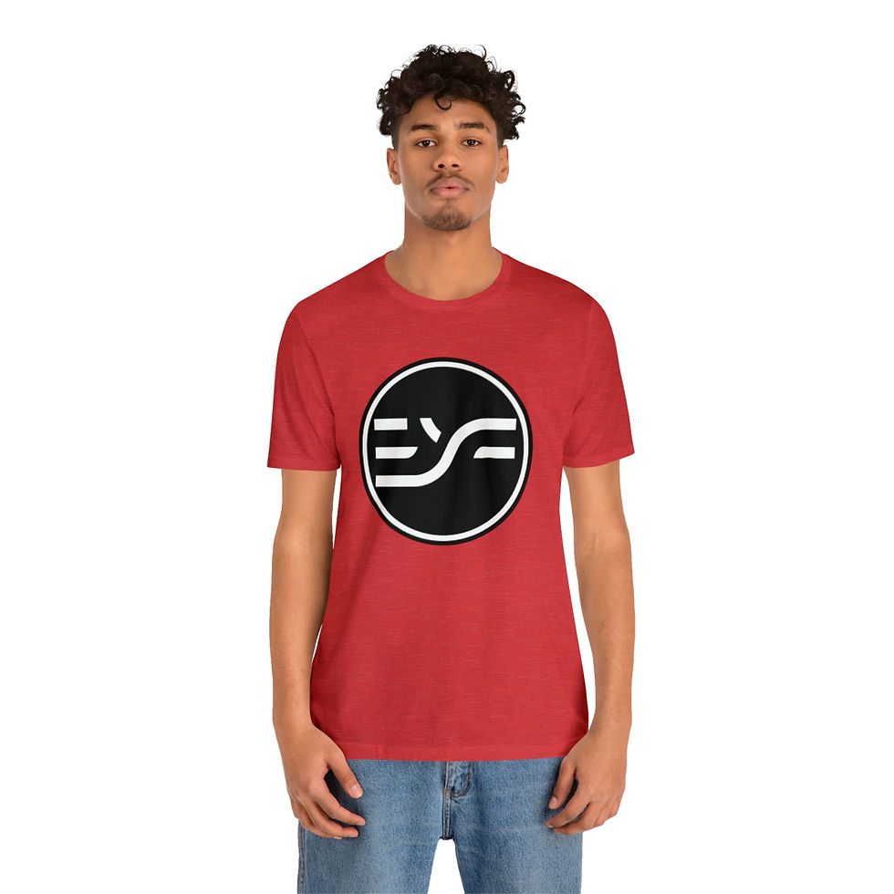 Thumbnail: Black Circle Logo Unisex Jersey Short Sleeve Tee