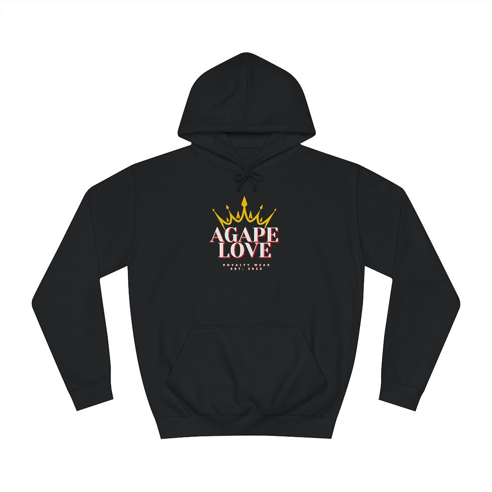 Thumbnail: Unisex College Hoodie (White Logo)