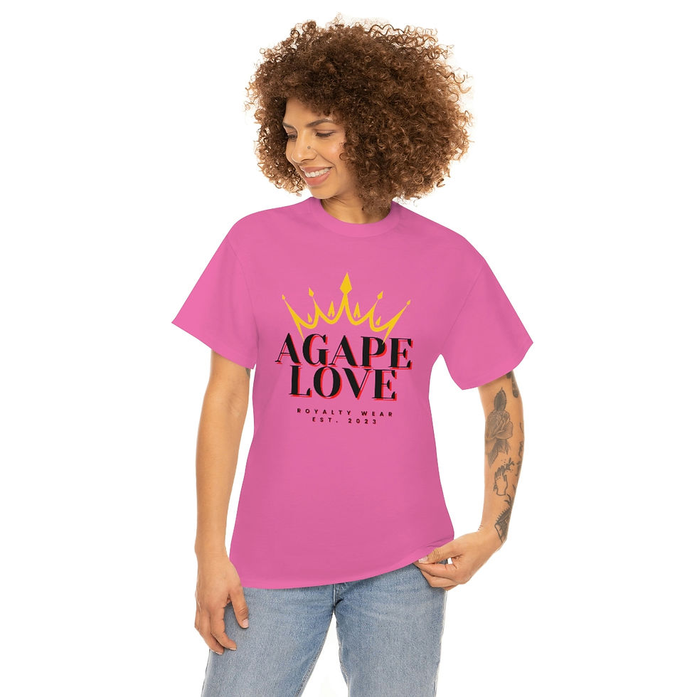 Thumbnail: Unisex Heavy Cotton Tee (Black Logo)