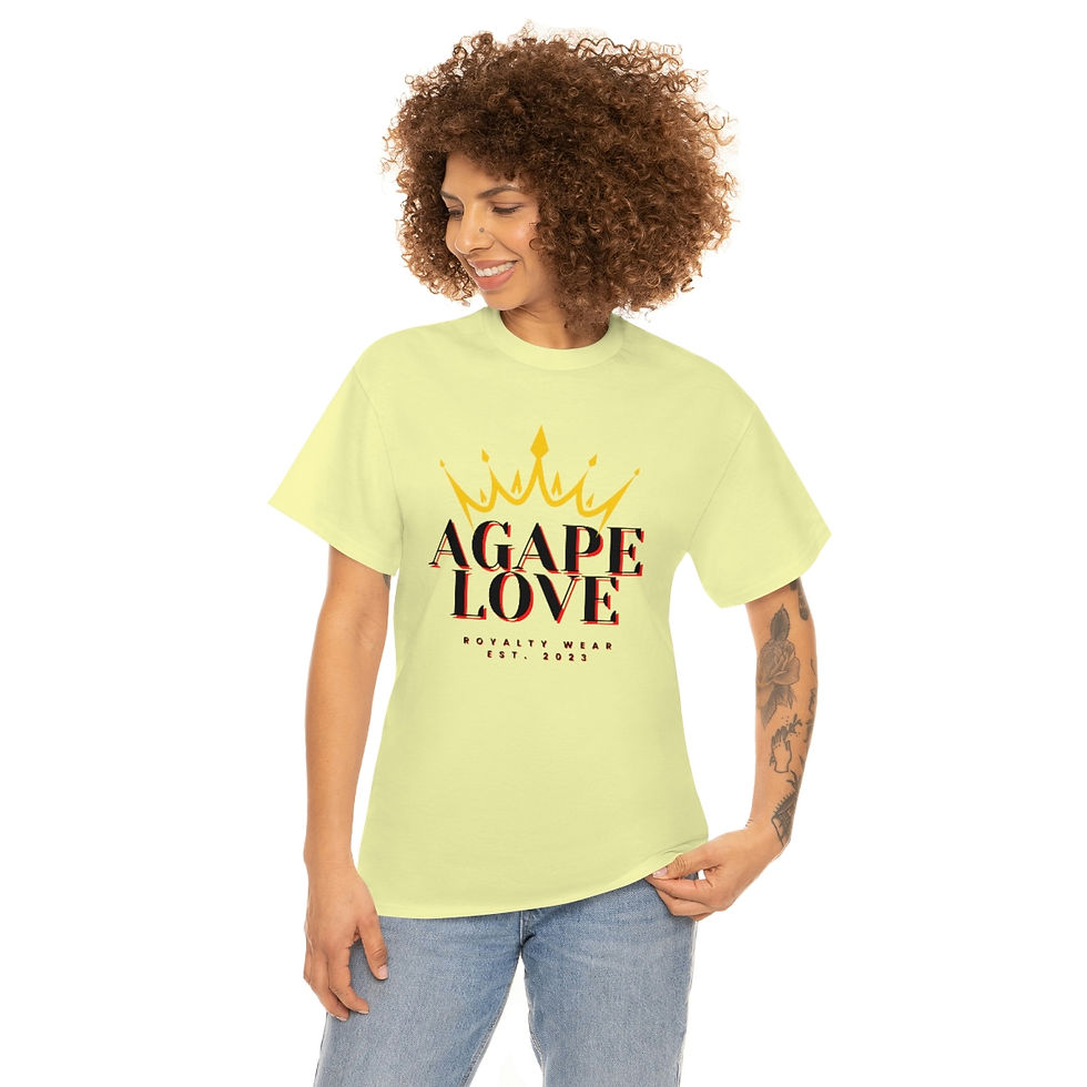 Thumbnail: Unisex Heavy Cotton Tee (Black Logo)