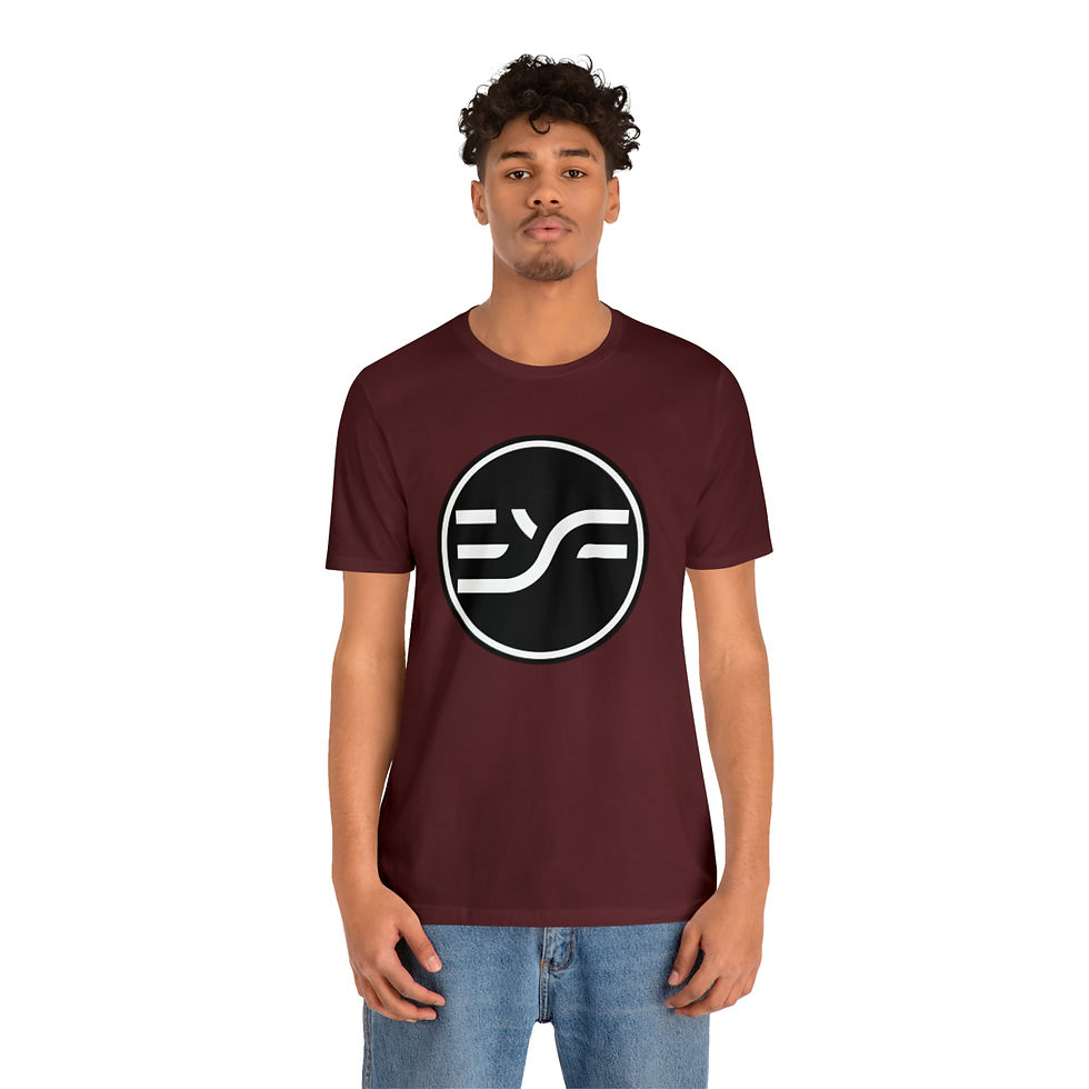 Thumbnail: Black Circle Logo Unisex Jersey Short Sleeve Tee