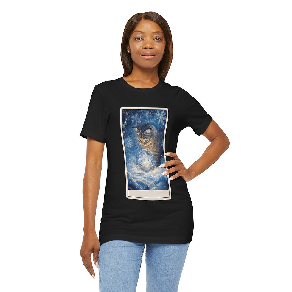 Thumbnail: The Winter Seer Tarot Card T-Shirt Customizable