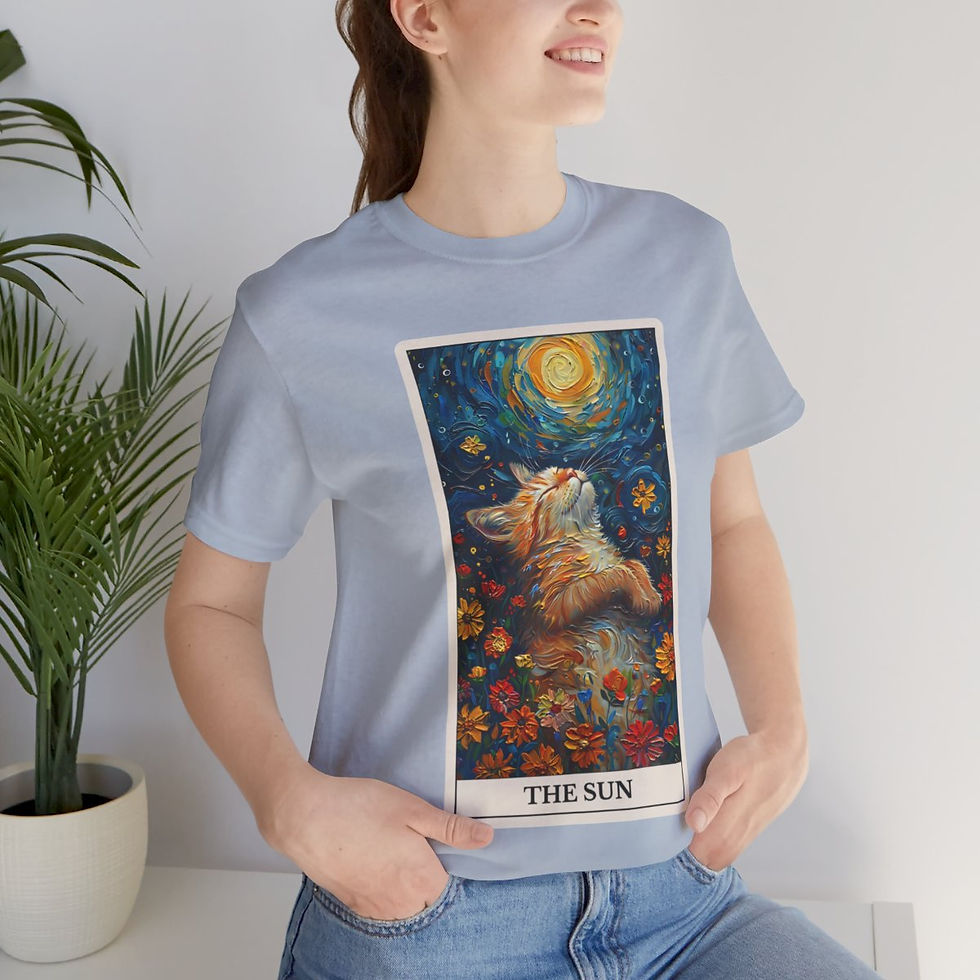 Thumbnail: The Sun tarot card jersey t-shirt 