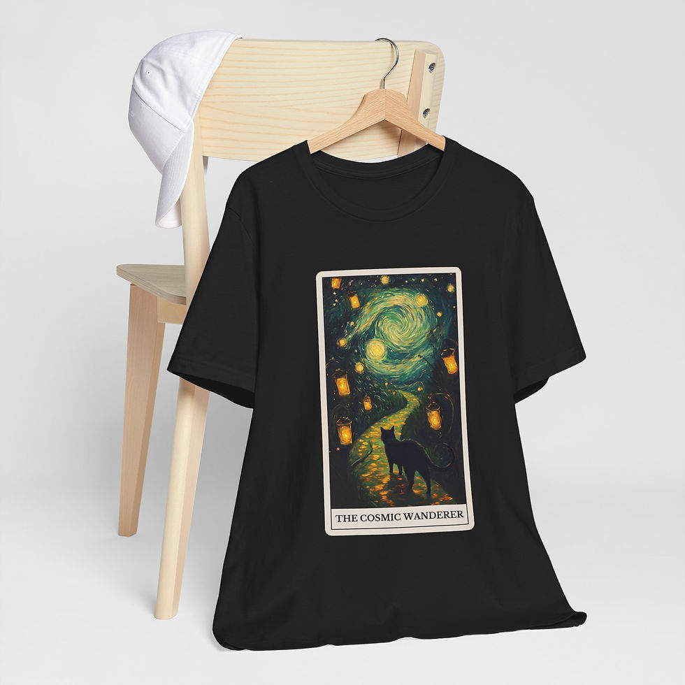 Thumbnail: The Cosmic Wanderer Tarot T-shirt 