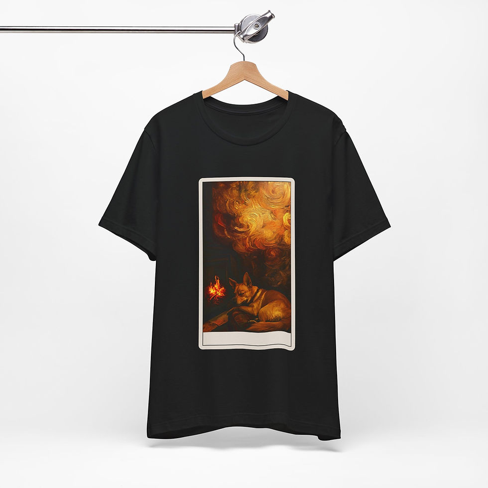 Thumbnail: The Hearth Keeper tarot shirt for dog lovers