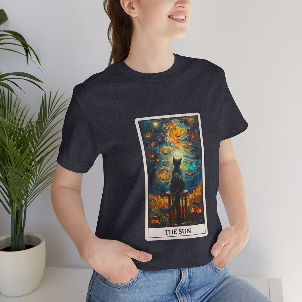 Thumbnail: The Sun Tarot Card t-shirt Jersey short sleeve tee shirt