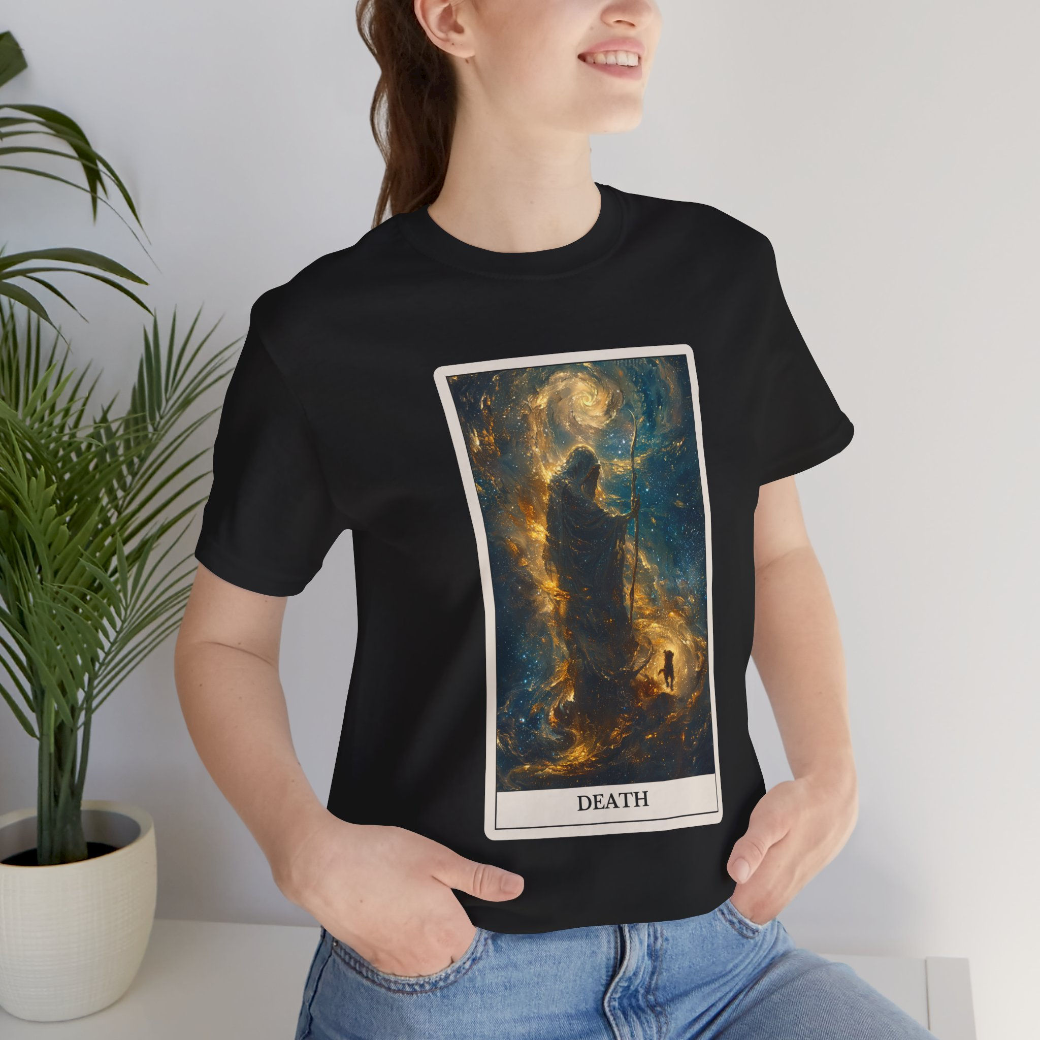 Death Tarot Card t-shirt with dogs