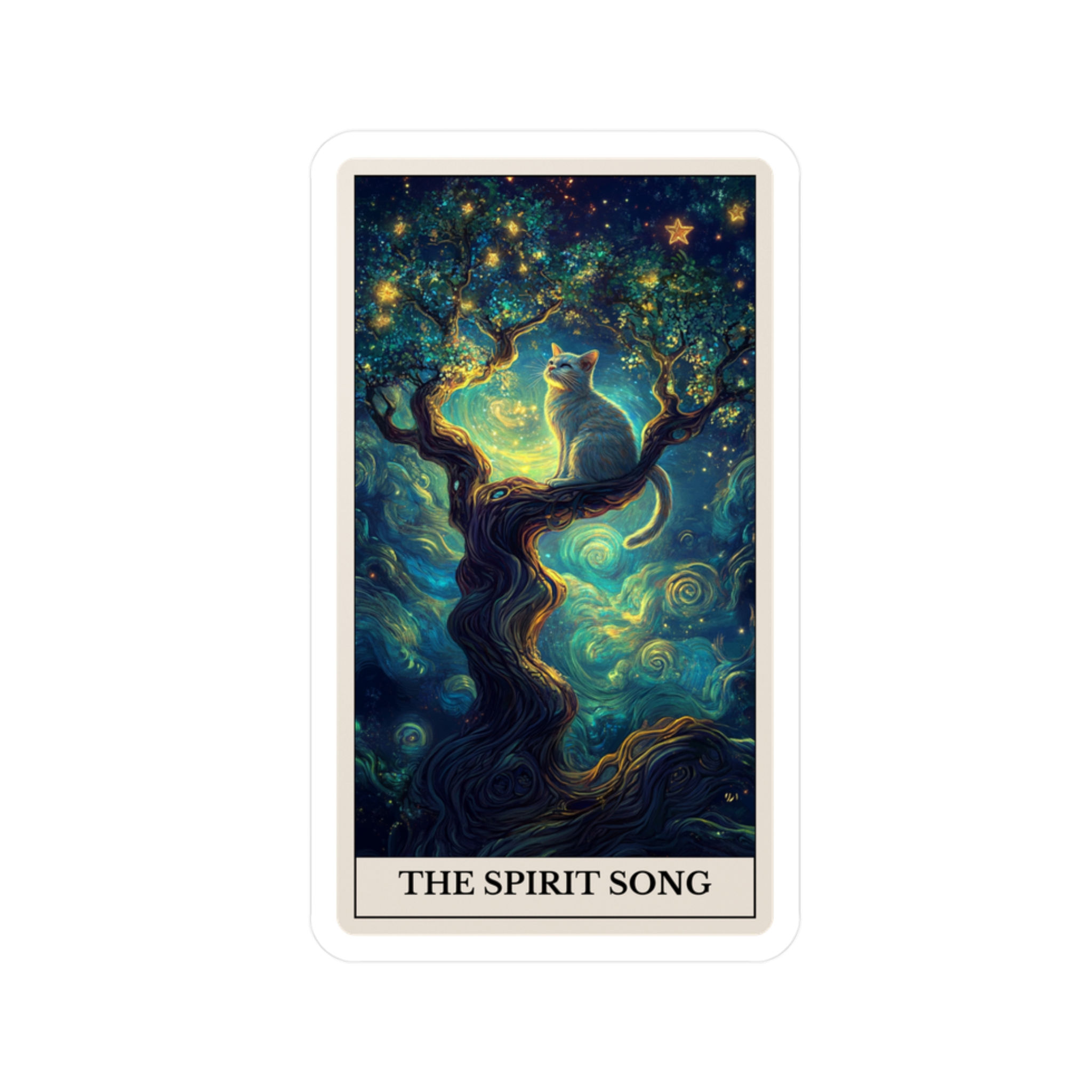 The Spirit Song Tarot Card Sticker