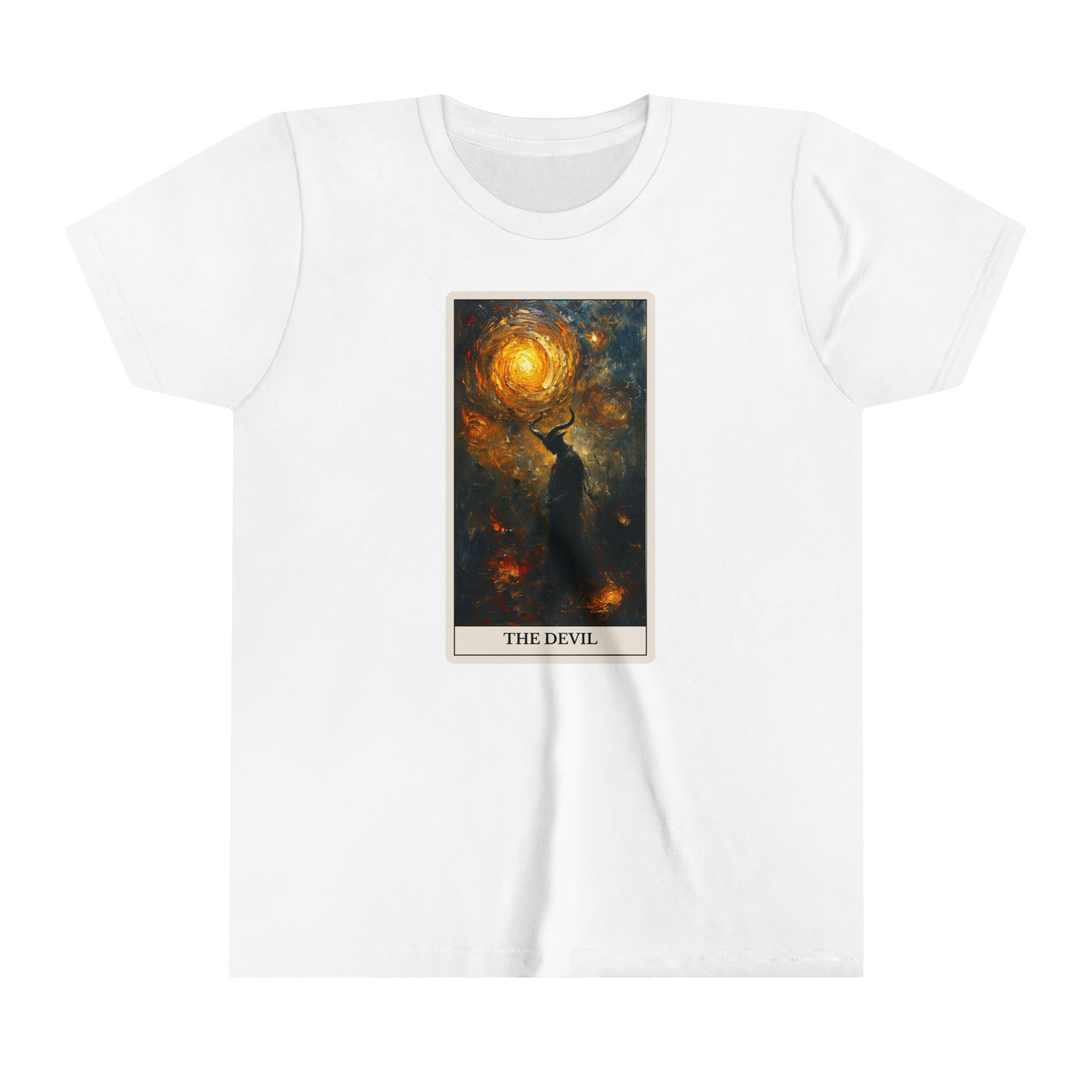 The Devil Tarot Card t-shirt with dogs 