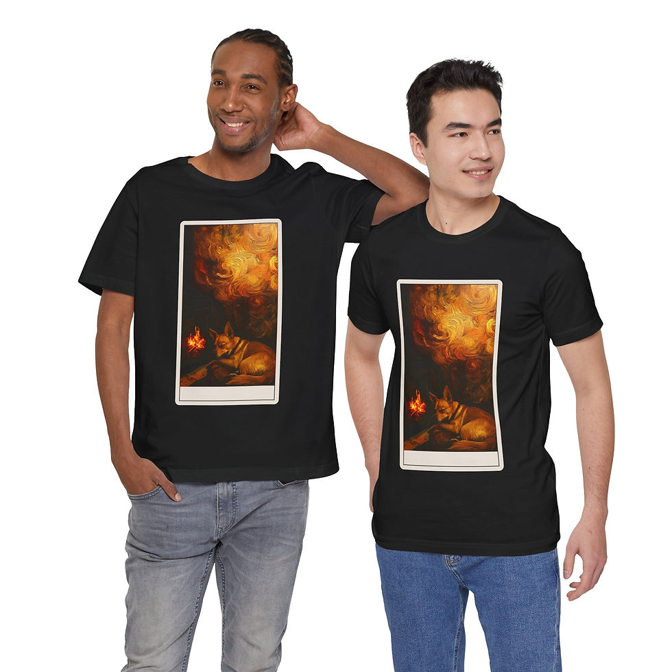 Thumbnail: The Hearth Keeper tarot shirt for dog lovers