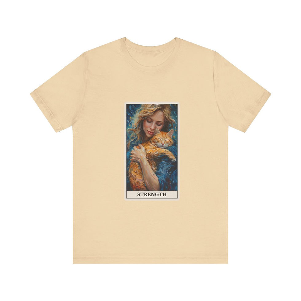 Thumbnail: Strength tarot card jersey t-shirt 