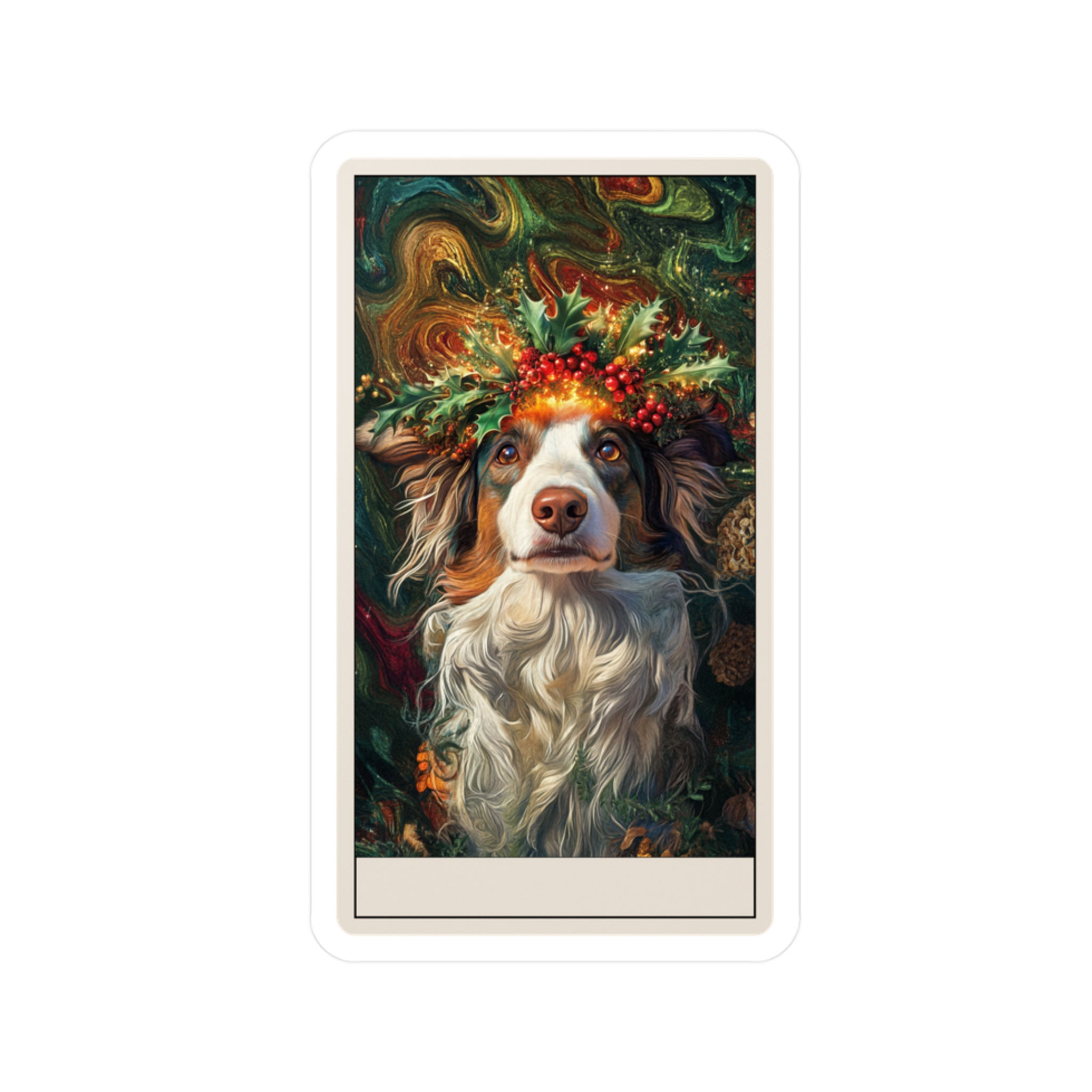 The Holly King Customizable Tarot Card Sticker