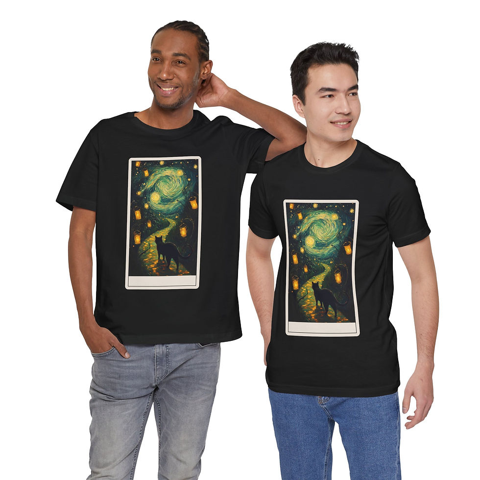 Thumbnail: The Cosmic Wanderer Tarot shirt for dog cat lover