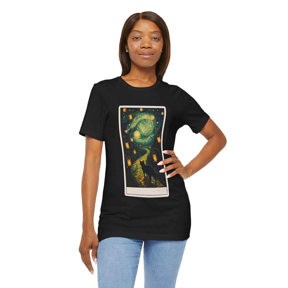 Thumbnail: The Cosmic Wanderer Tarot shirt for dog cat lover