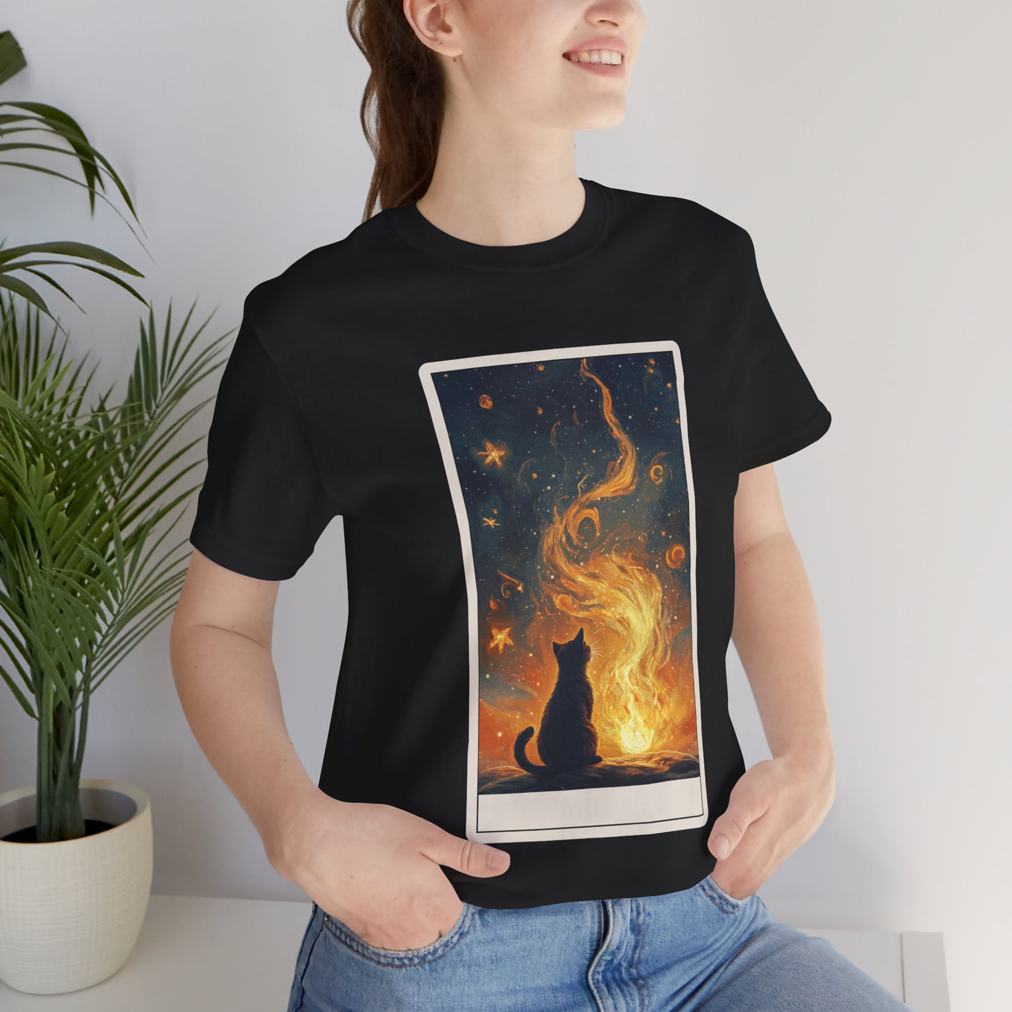 The Enchanted Flame Tarot Card Shirt
