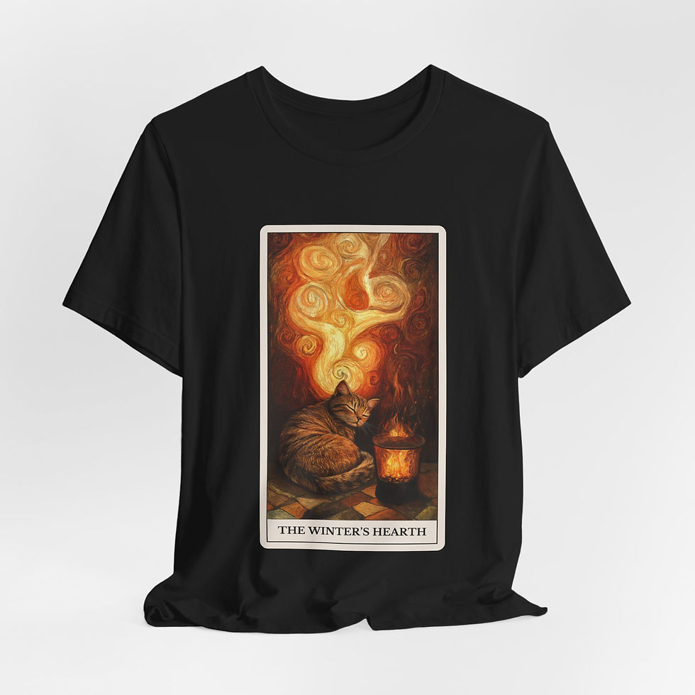 Thumbnail: The Winter Hearth Tarot T-shirt 