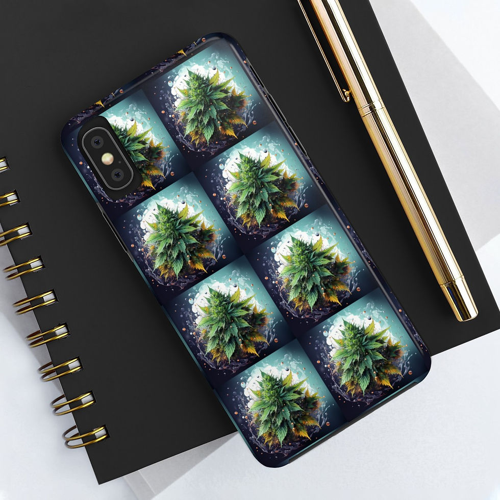 Thumbnail: Cannabis Weed Marijuana Design Tough Phone Cases