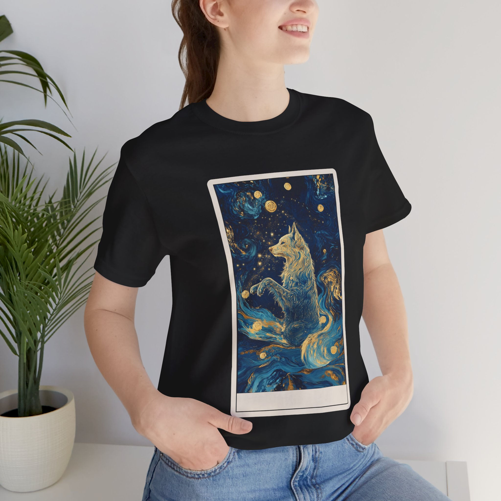 The Fate Spinner tarot card shirt for dog lovers customizable