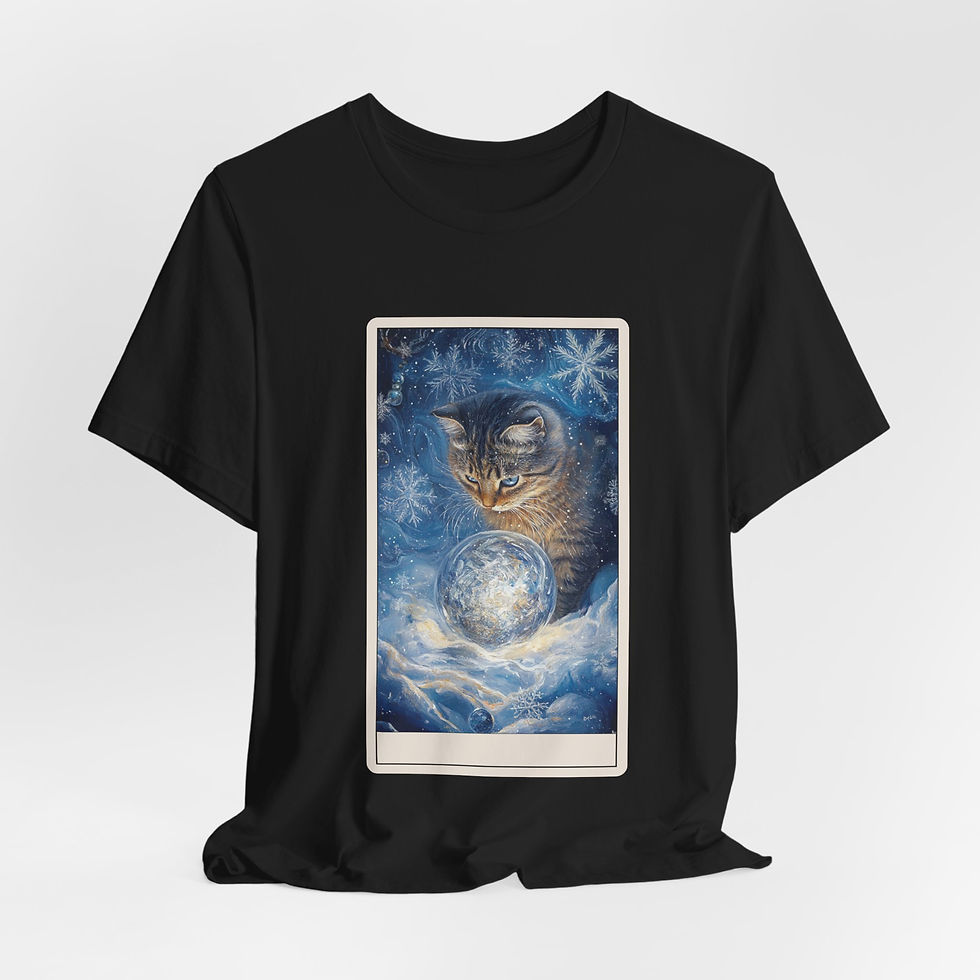 Thumbnail: The Winter Seer Tarot Card T-Shirt Customizable
