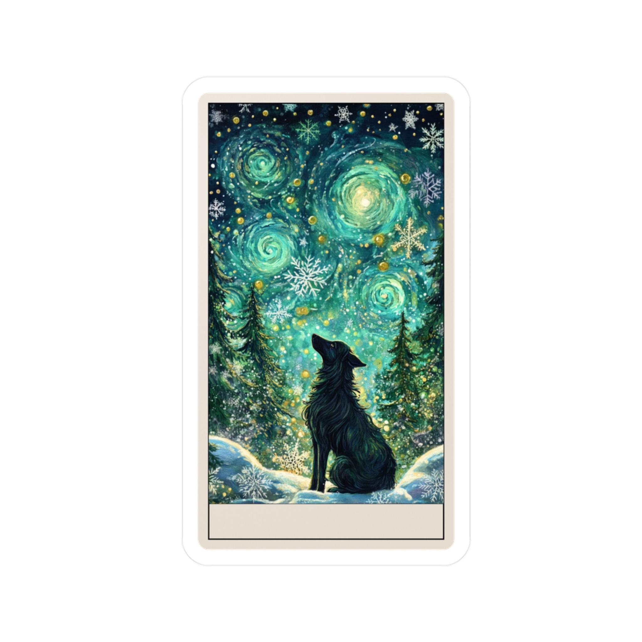 The Evergreen Spirit Customizable Tarot Card Sticker