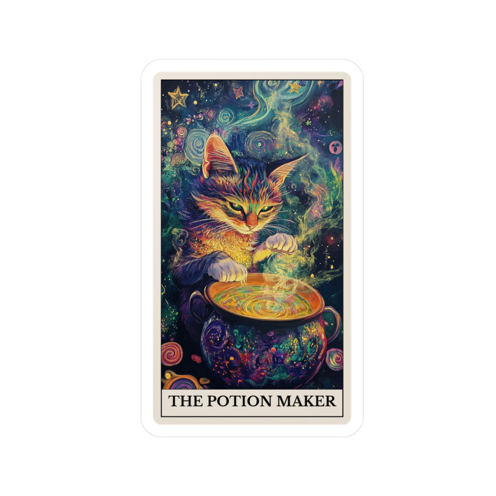 The Poison Maker Tarot Card Sticker