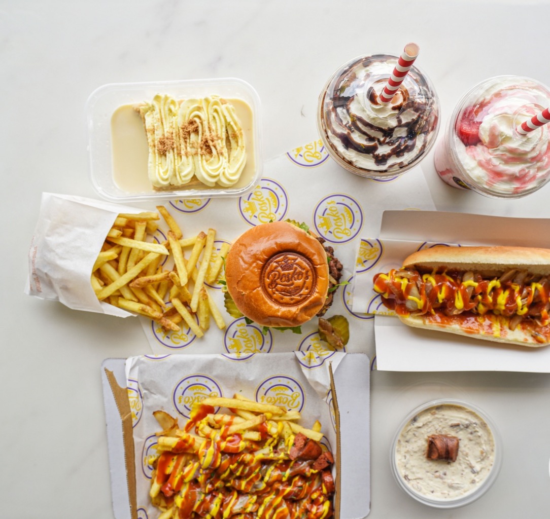 Arranged Food and Objects