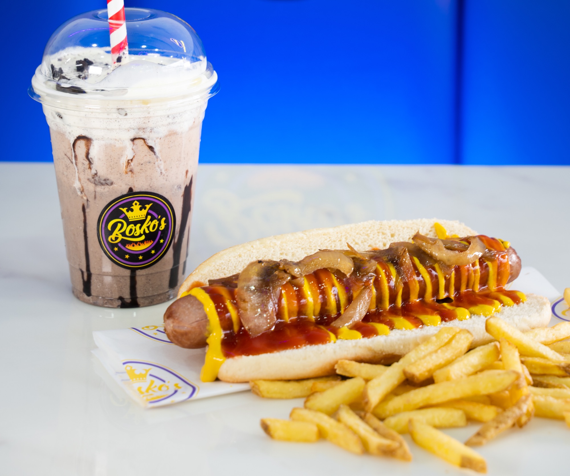 Arranged Food and Objects