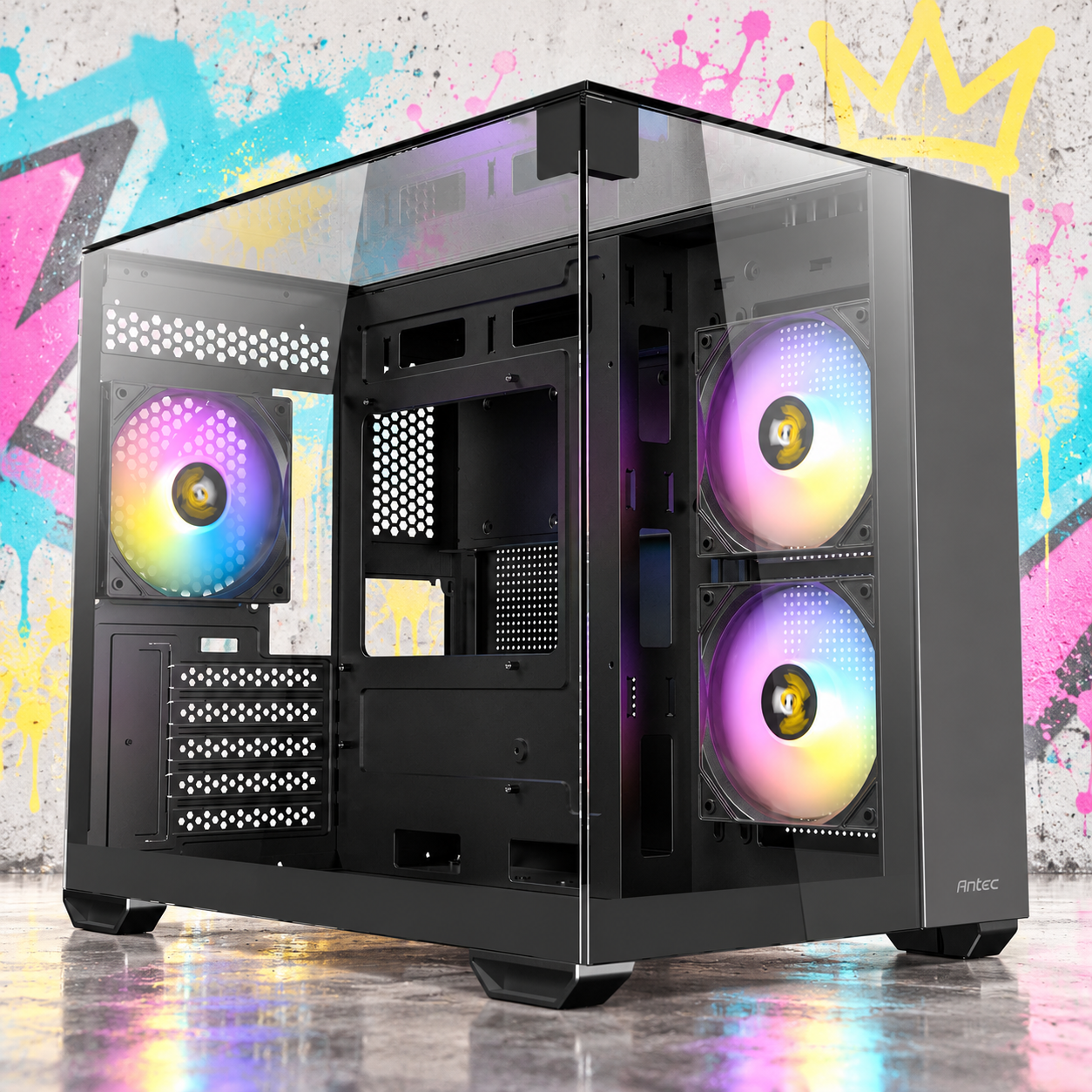 Ascension Peitho Gaming PC with AMD Ryzen 7500F, NVIDIA GeForce RTX 5070 12GB and Antec CX600M ARGB Case