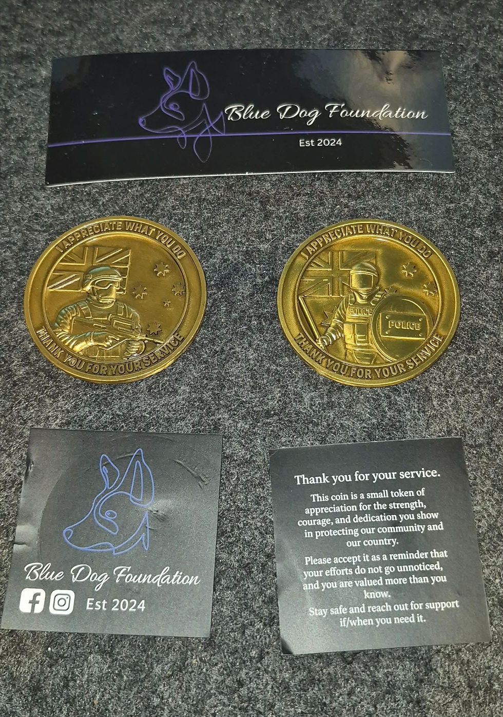Thank You for Your Service Coin detail view
