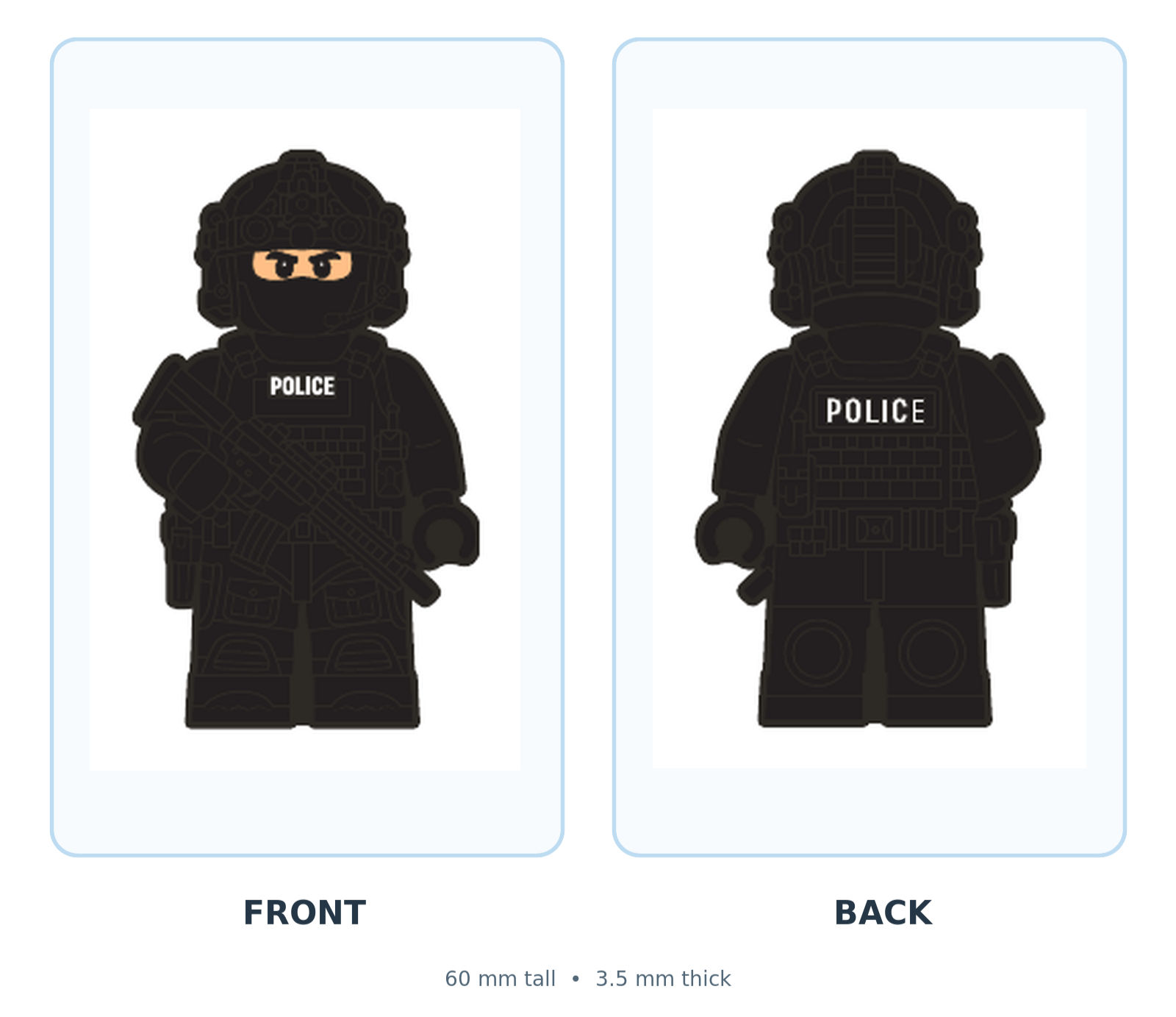 Black Tactical Coin - Pre-Order