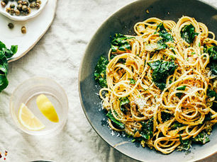 Recipe: Lemon Swiss Chard Pasta