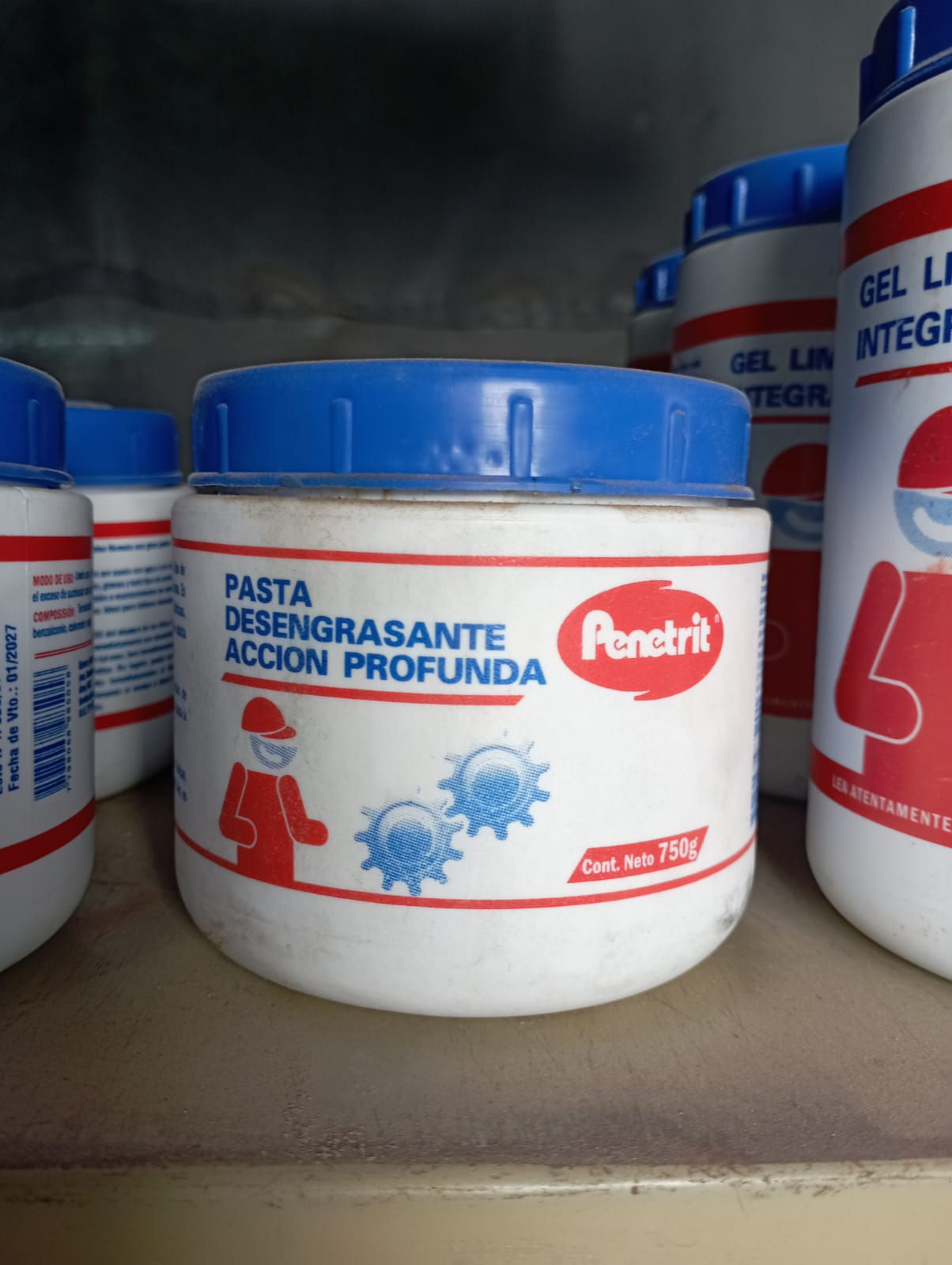 Pasta desengrasante x750g