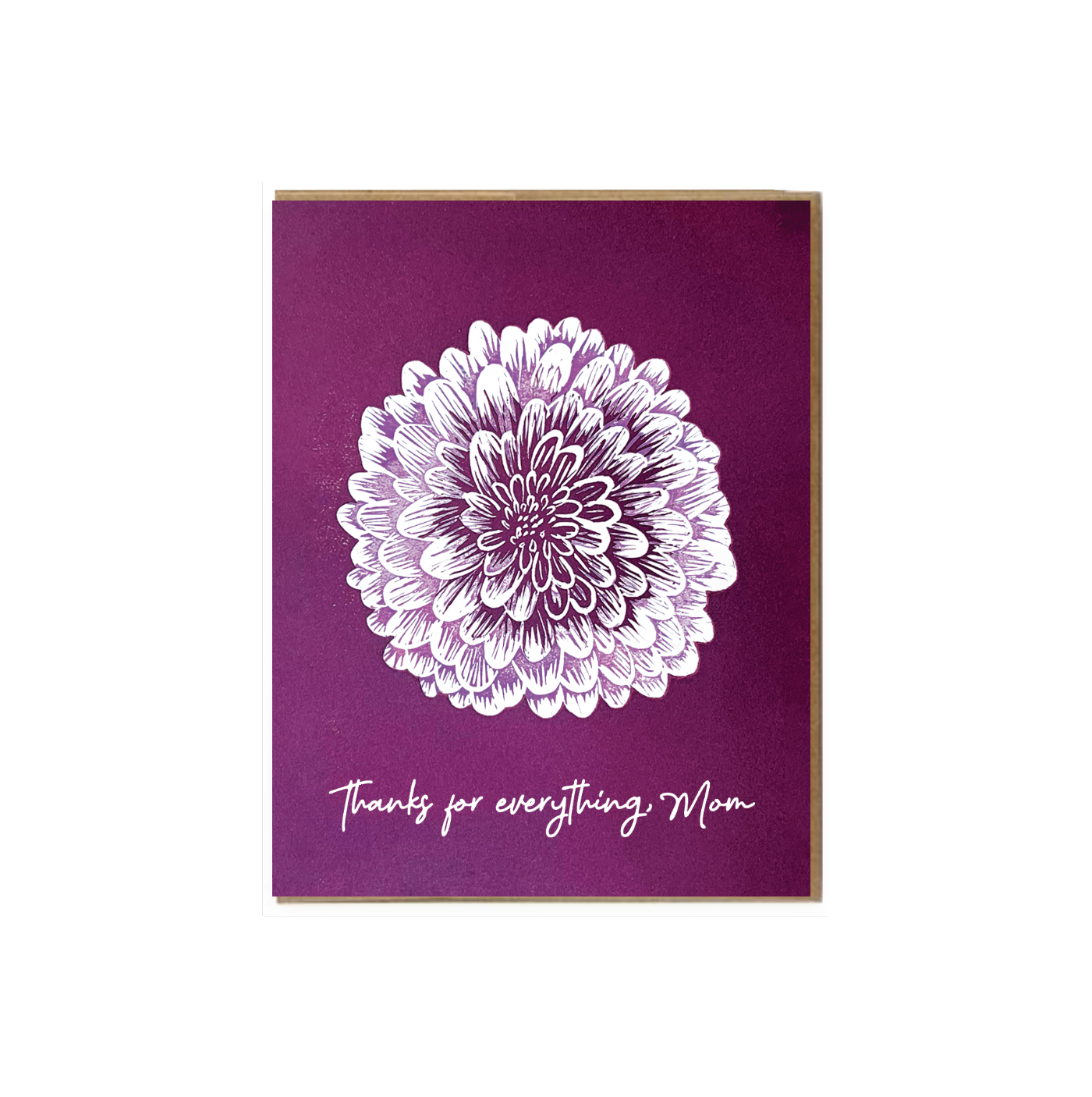 DAHLIA MOTHER'S DAY CARD
