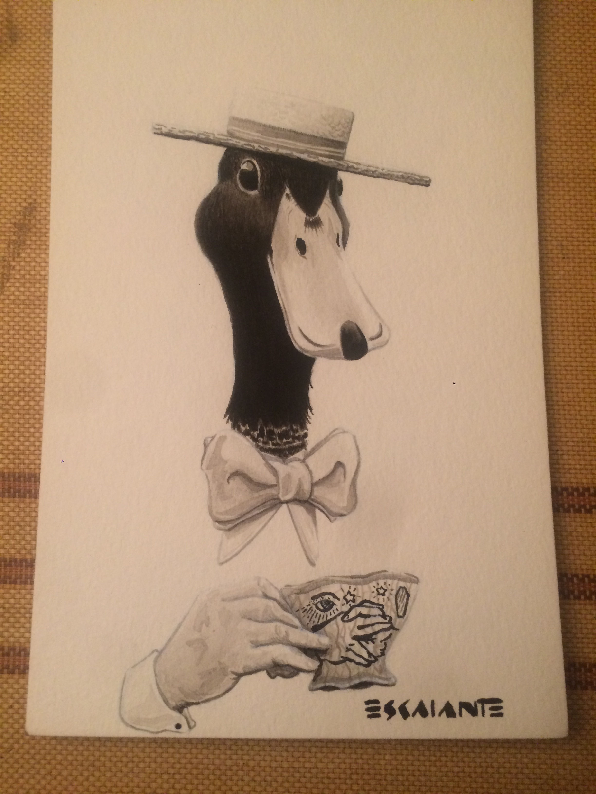 Tea Time Mallard (Original)