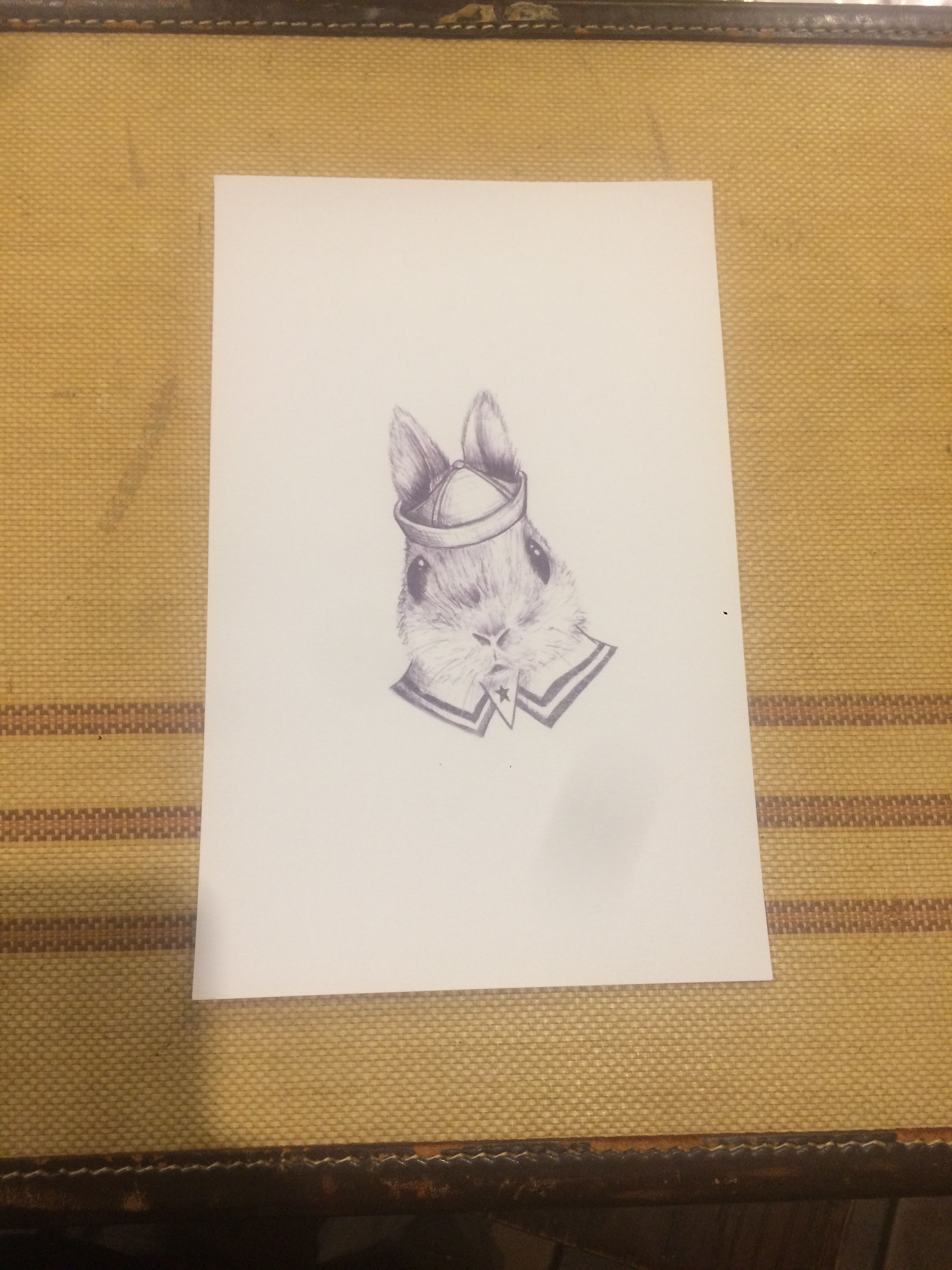 Baby Sailor Bunny (Print)